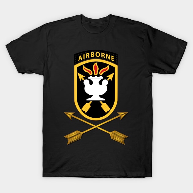 JFK Special Warfare Center - School SSI w Branch wo Txt T-Shirt by twix123844